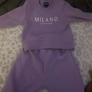 Milano Di Rouge Kids Matching Set in Lavender